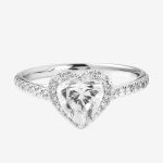 Love's Aspiration Heart-Shaped Lab-Grown Diamond Engagement Ring