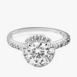 Onetruering Heart Round Lab-Grown Diamond Engagement Ring