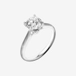 Endless Love Round Lab-Grown Diamond Engagement Ring - Image 4