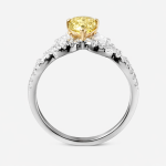 OTR Lysia Pear-Shaped Lab-Grown Diamond Engagement Ring - Image 4