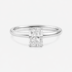 Timeless Promise Radiant-Cut Lab-Grown Diamond Engagement Ring