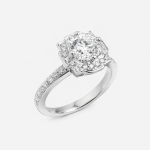 True Essence Round Lab-Grown Diamond Engagement Ring - Image 5