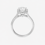 Celestia Round Lab-Grown Diamond Engagement Ring - Image 4