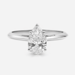 Amour Pear-Shaped Lab-Grown Diamond Engagement Ring