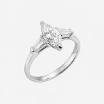 Celestial Glow Marquise-Cut Lab-Grown Diamond Engagement Ring - Image 5