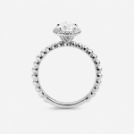 Pure Allure Pear-Shaped Lab-Grown Diamond Engagement Ring - Image 4