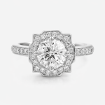 True Essence Round Lab-Grown Diamond Engagement Ring