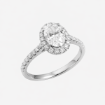 Whispered Love Oval Lab-Grown Diamond Engagement Ring - Image 5