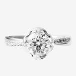 Celestial Love Round Lab-Grown Diamond Engagement Ring