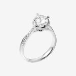Celestial Love Round Lab-Grown Diamond Engagement Ring - Image 5