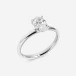 Elysian Oval Lab-Grown Diamond Engagement Ring - Image 4