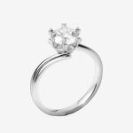 Eternal Bloom Round Lab-Grown Diamond Engagement Ring - Image 4