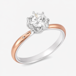 Elysian Blossom Round Lab-Grown Diamond Engagement Ring - Image 4