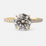 OTR Lumina Round Lab-Grown Diamond Engagement Ring