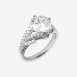 OTR Harmony Round Lab-Grown Diamond Engagement Ring - Image 4