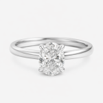 Elysian Oval Lab-Grown Diamond Engagement Ring