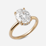 OTR Liora Oval Lab-Grown Diamond Engagement Ring - Image 5