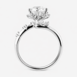 Onetruering Radiance Round Lab-Grown Diamond Engagement Ring - Image 4