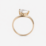 OTR Aurelia Pear-Shaped Lab-Grown Diamond Engagement Ring - Image 4