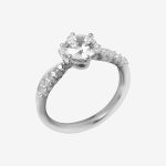 Seraphina Round Lab-Grown Diamond Engagement Ring - Image 4
