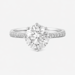 OTR Opal Round Lab-Grown Diamond Engagement Ring
