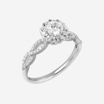 Onetruering Luminara Round Lab-Grown Diamond Engagement Ring - Image 5