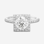 Celestia Round Lab-Grown Diamond Engagement Ring