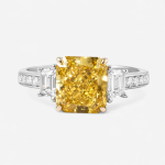 OTR Soleil Cushion-Cut Lab-Grown Diamond Engagement Ring