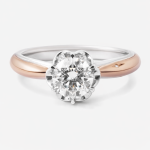 Elysian Blossom Round Lab-Grown Diamond Engagement Ring