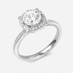 OTR Solstice Round Lab-Grown Diamond Engagement Ring - Image 5