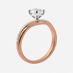 OTR Bloom Round Lab-Grown Diamond Engagement Ring - Image 5