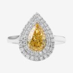 One Celestia Pear-Shaped Lab-Grown Diamond Engagement Ring