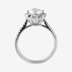 Radiant Bloom Round Lab-Grown Diamond Engagement Ring - Image 5