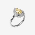 One Celestia Pear-Shaped Lab-Grown Diamond Engagement Ring - Image 5