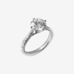 OTR Opal Round Lab-Grown Diamond Engagement Ring - Image 4