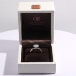 Heart Halo Twist Heart-Shaped Lab-Grown Diamond Engagement Ring - Image 5
