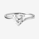 Heart Twist Heart-Shaped Lab-Grown Diamond Engagement Ring