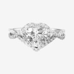 Lustre Heart Shaped Lab-Grown Diamond Engagement Ring