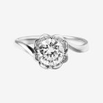 Blossom Solitaire Round Lab-Grown Diamond Engagement Ring