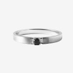 Obsidian Minimal Band Men’s wedding rings
