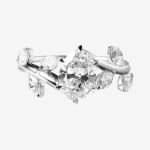 Vine Radiance Marquise-Cut Lab-Grown Diamond Engagement Ring