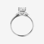 Princess Pavé Princess-Cut Lab-Grown Diamond Engagement Ring - Image 5