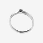 Obsidian Minimal Band Men’s wedding rings - Image 6