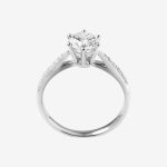 Snowflake Prong Round Lab-Grown Diamond Engagement Ring - Image 4