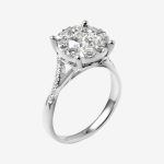 Bloom Solitaire Round Lab-Grown Diamond Engagement Ring - Image 3