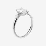Radiant Step Emerald-Cut Lab-Grown Diamond Engagement Ring - Image 3