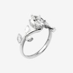 Vine Radiance Marquise-Cut Lab-Grown Diamond Engagement Ring - Image 4