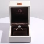 Floral Solitaire Round Lab-Grown Diamond Engagement Ring - Image 3